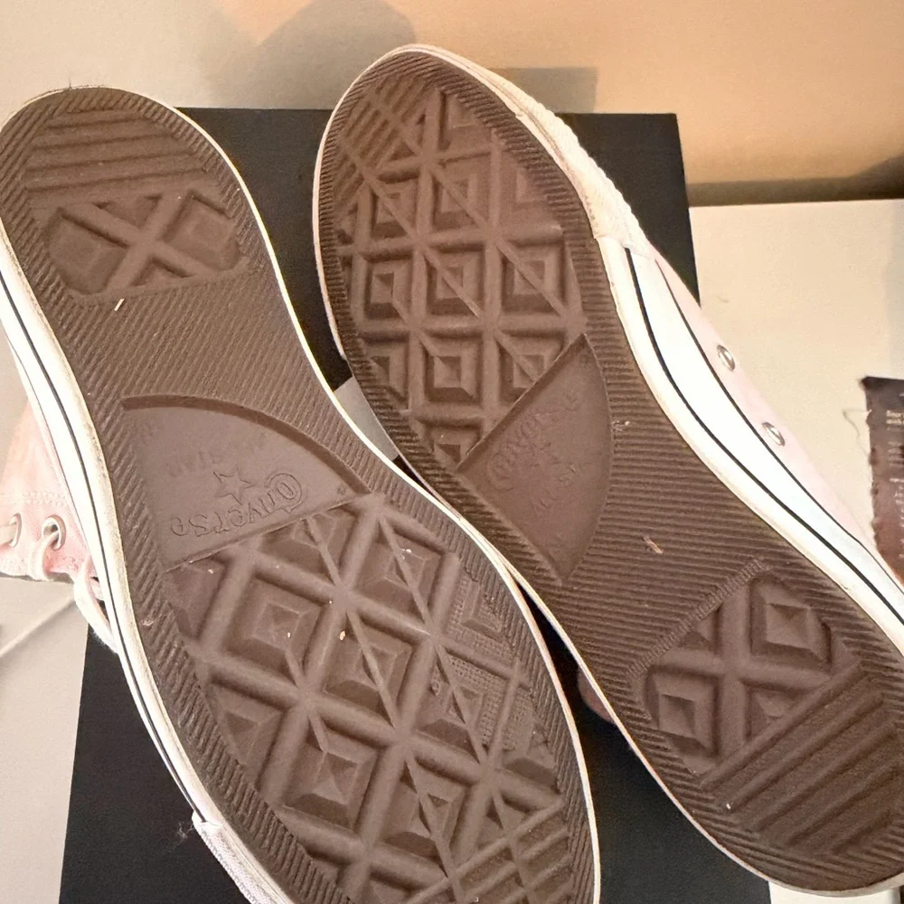 Converse Pink High-Top Sneakers - Picture 5 of 7